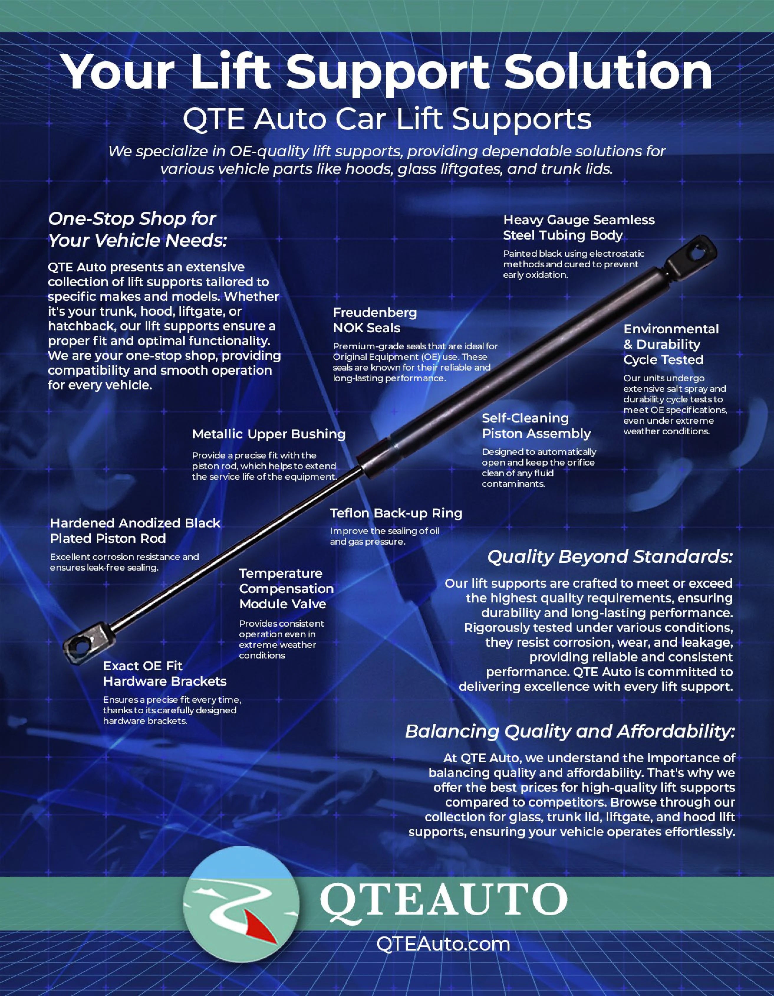 Lift Support for Buick Skyhawk Wagon R78124