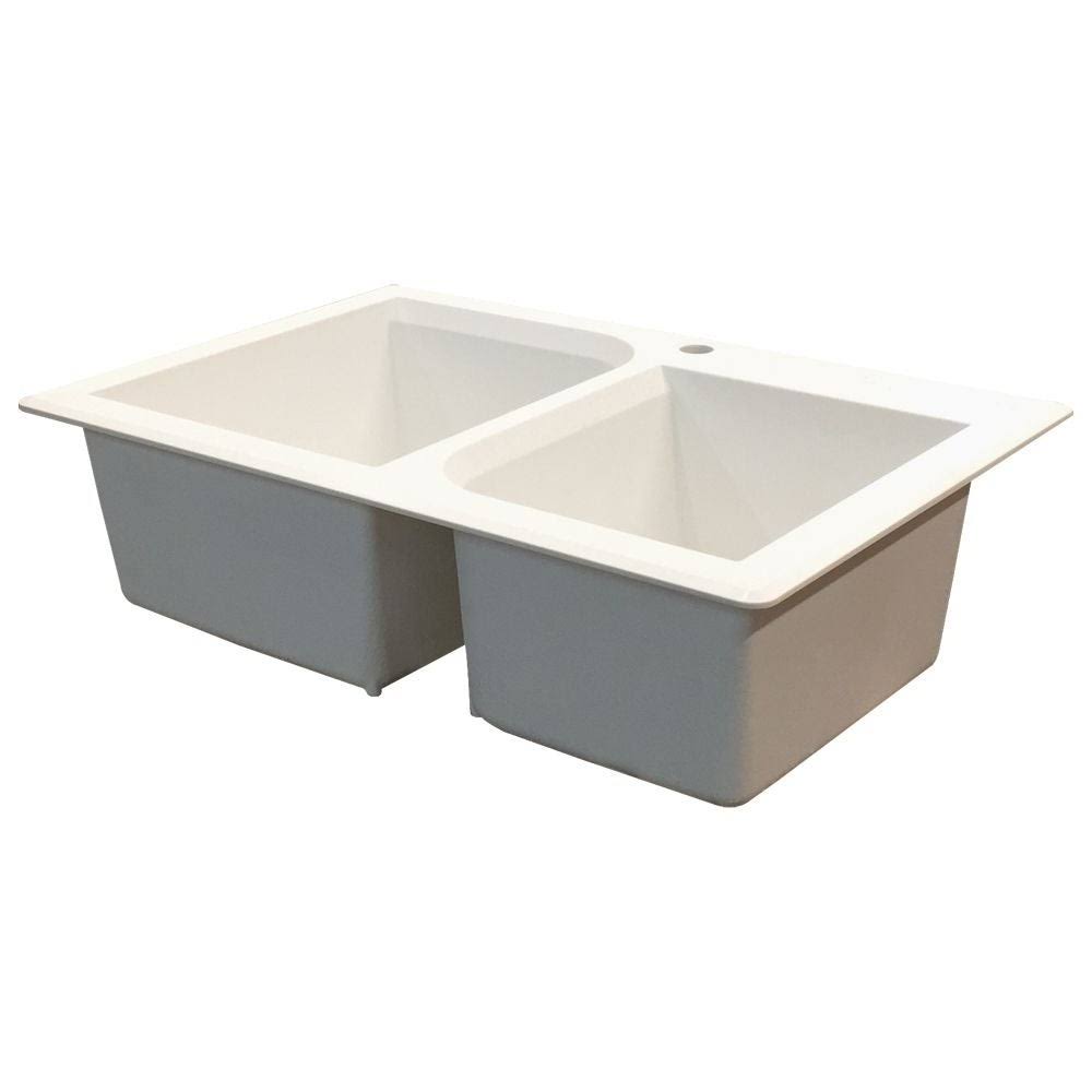 33-in Drop-In Granite Kitchen Sink A953