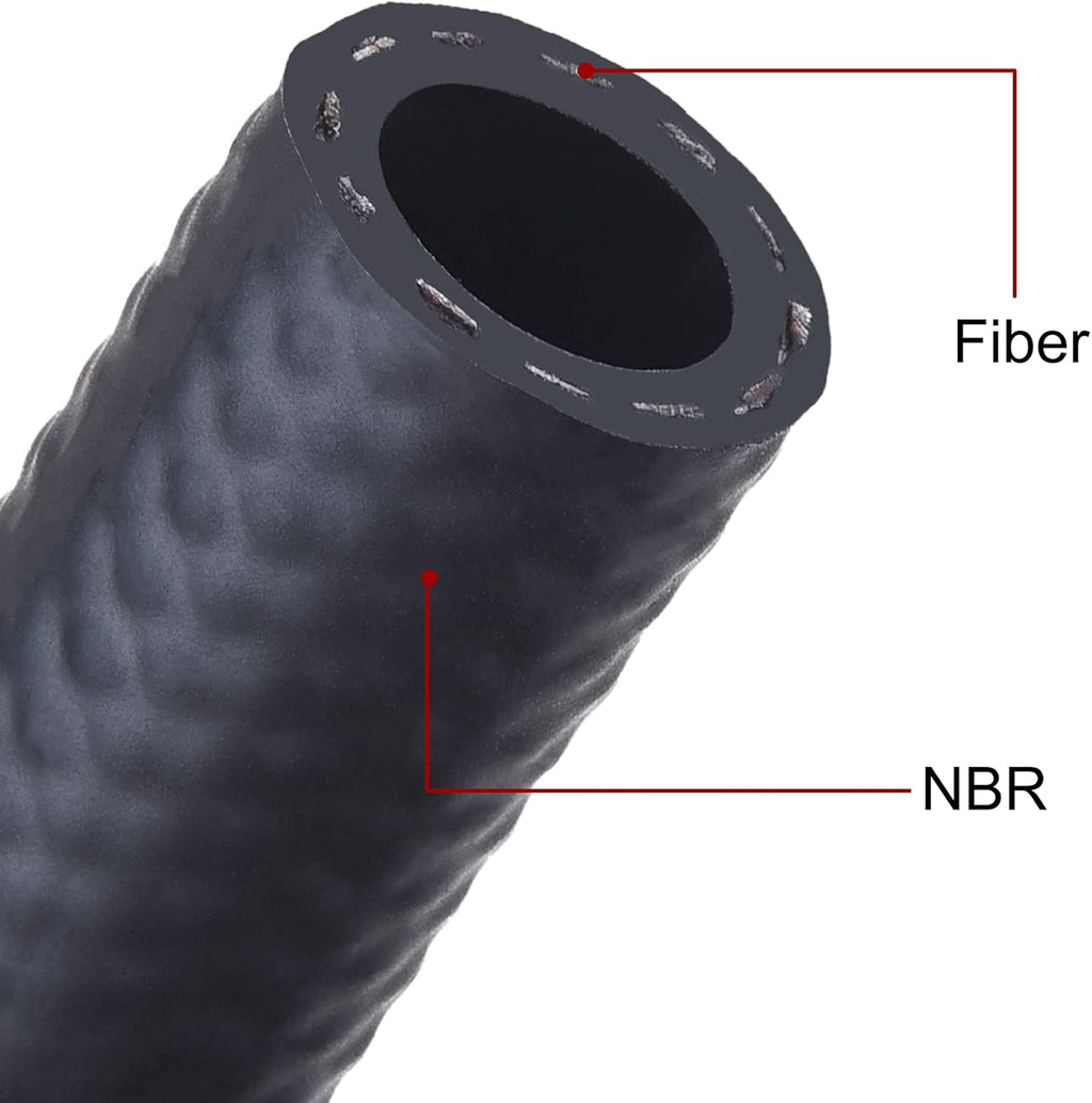 5/16 Fuel Hose Line NBR Rubber 25FT Pack of 2 X847381