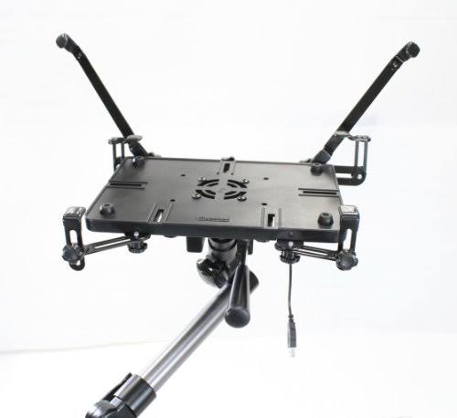Heavy-Duty Laptop Mount Screen Stabilizer with Cooling Fan H6388