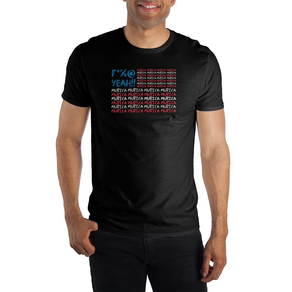 Black American Flag T-Shirt N98782