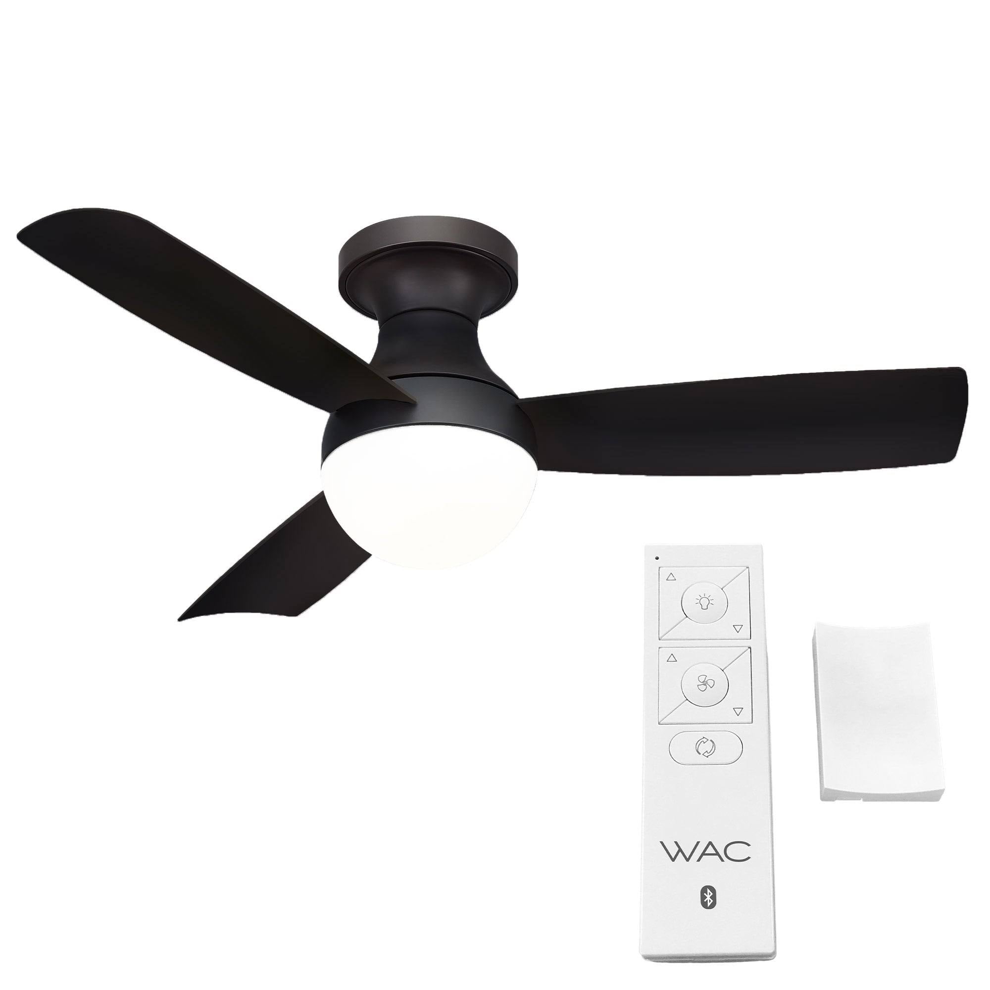 Matte Black Orb Ceiling Fan M6883