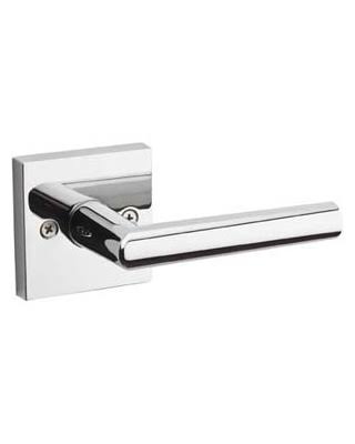 Satin Chrome Single Cylinder Interior Pack with Square Rosette V9365