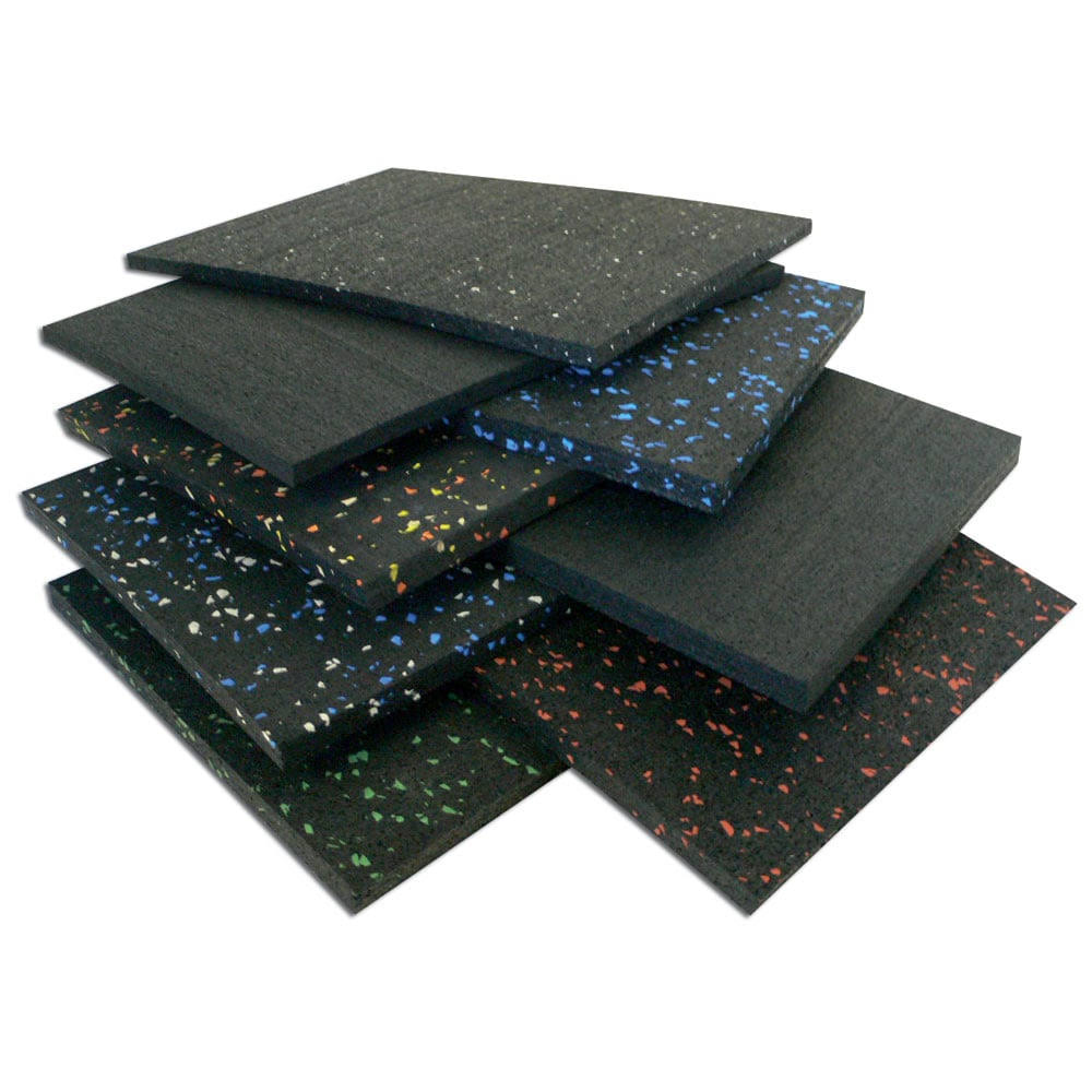 3/8 inch x 4ft. x 10ft. Black Rubber Flooring Mat G104092