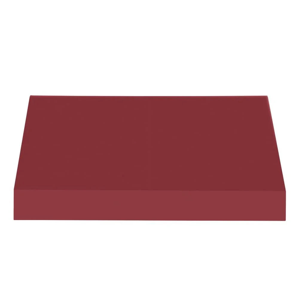 Burgundy Acrylic Fabric Fixed Awning E566