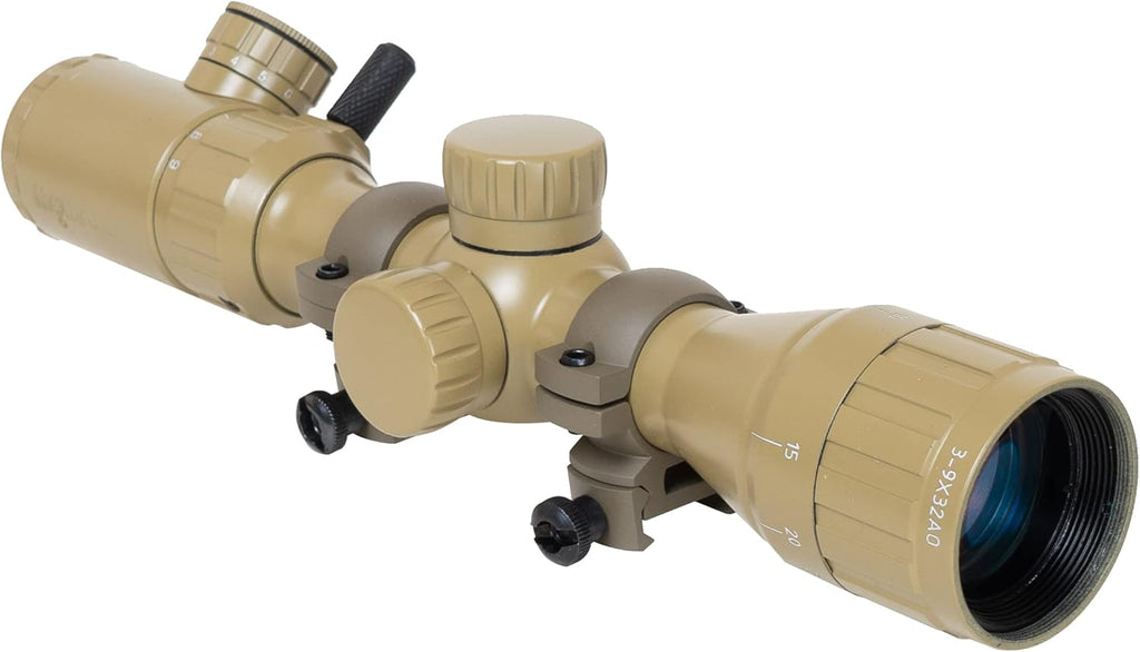 3-9x32 AO Rifle Scope with Illuminated Reticle F223