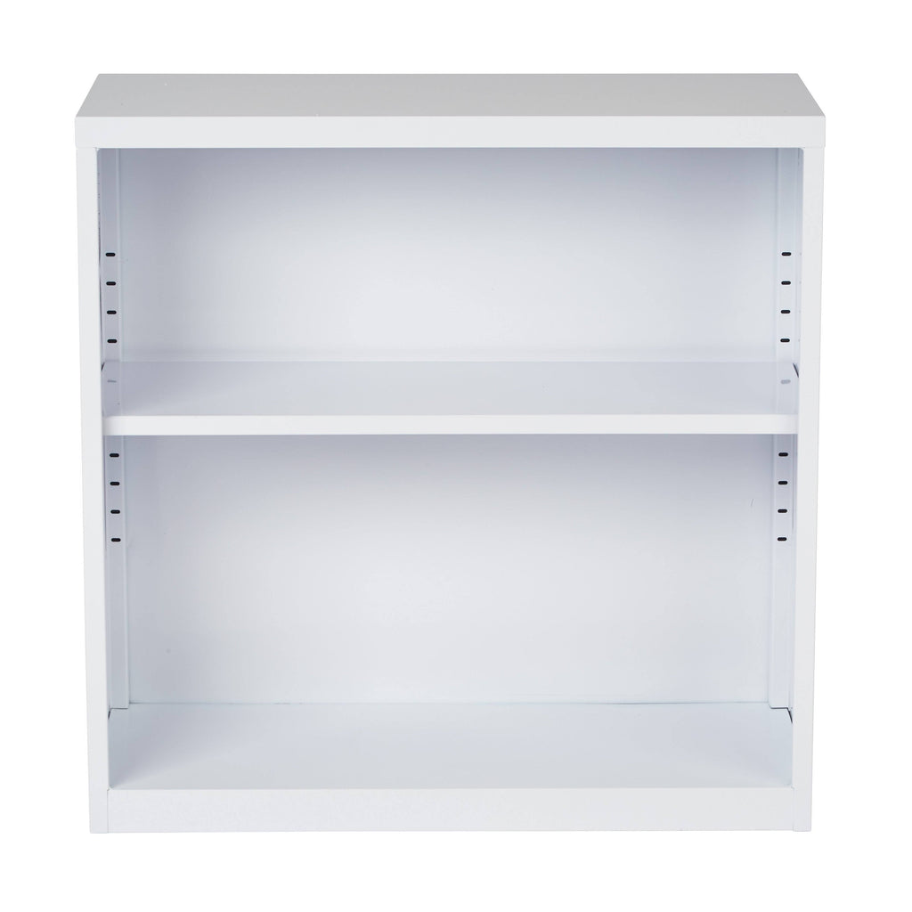 White Metal Bookcase V4736