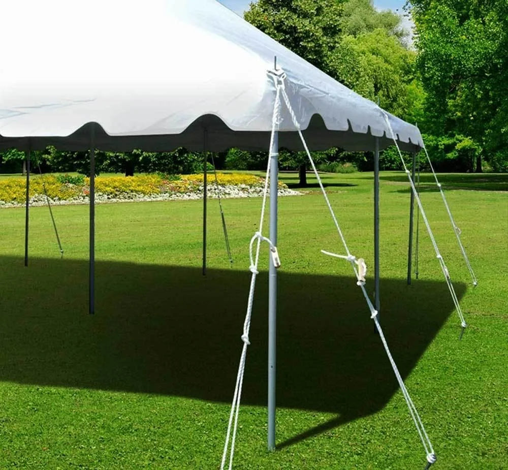 White Waterproof 40 ft x 80 ft Canopy Tent G78365