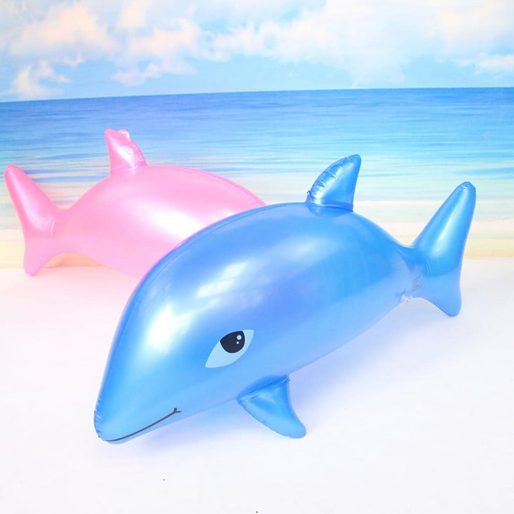 Inflatable Dolphin Beach Swimming Ring Pool Float Water Toy X9949