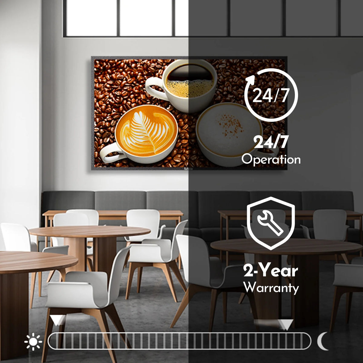 43 inch Outdoor 4K UHD Commercial Signage TV K18224