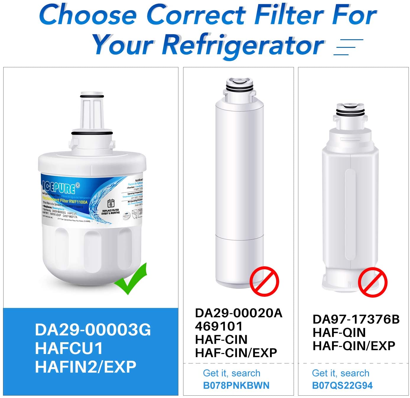 Refrigerator Water Filter 4 Pack V28762