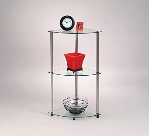 3-Tier Glass Corner Shelf B300770