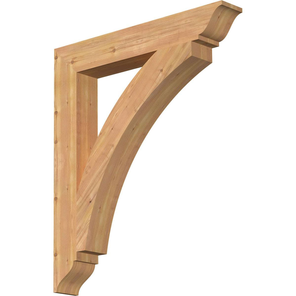 Thorton Traditional Smooth Bracket, Western Red Cedar F41477