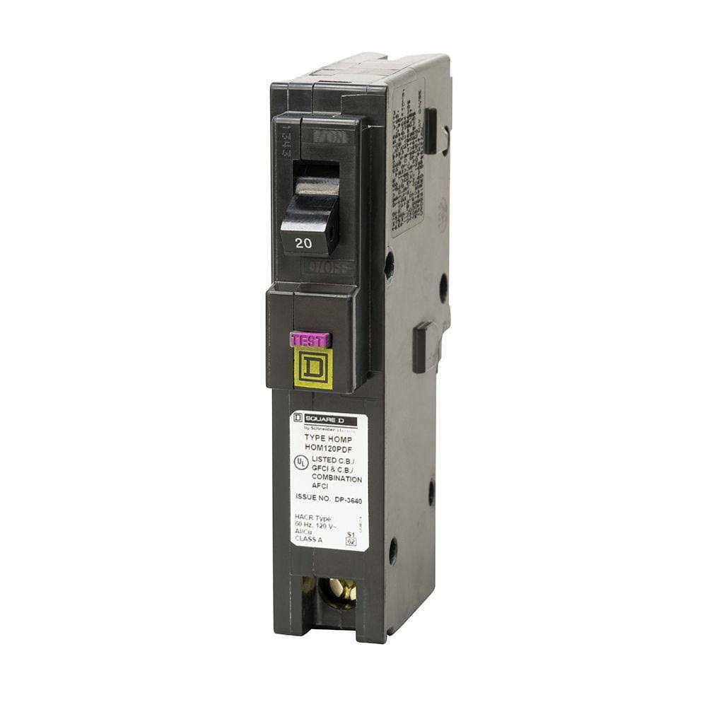 20 Amp Single-Pole Dual Function Circuit Breaker (9-Pack) B6625