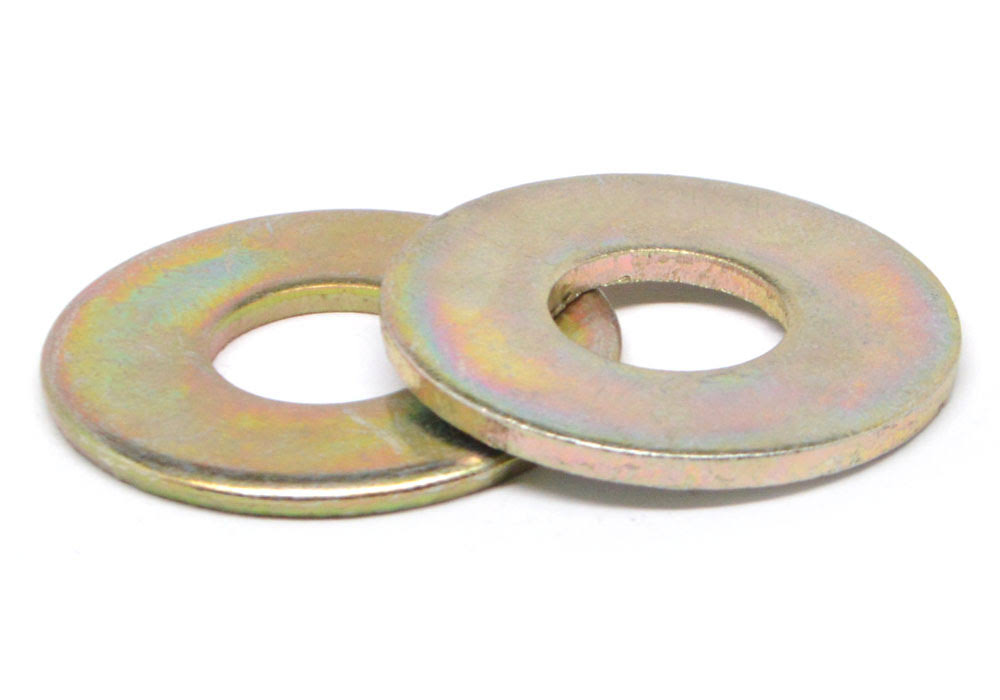 1x22 Grade 8 Flat Washer Yellow Zinc Plated L4690