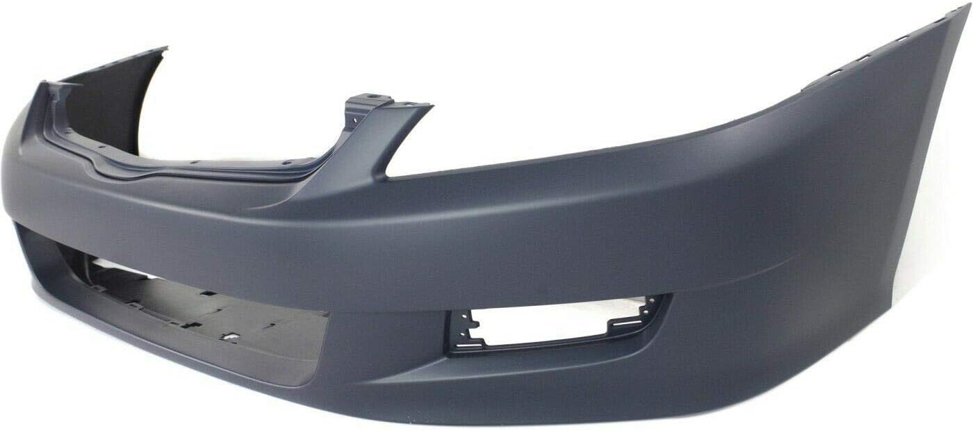 2006-2007 Honda Accord Coupe Front Plastic Bumper Cover Fascia with Fog Light Holes O995552