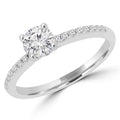 18K White Gold Diamond Engagement Ring C89133