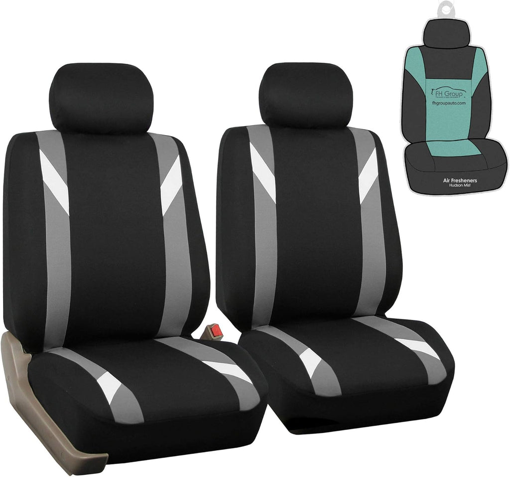 Gray/Black Seat Covers Q23558