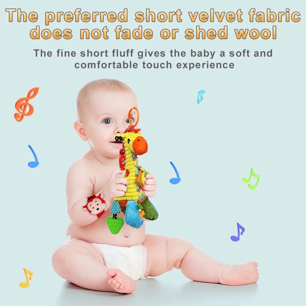 Baby Toys with Clip, Soft Arm Wrist Rattles G581526