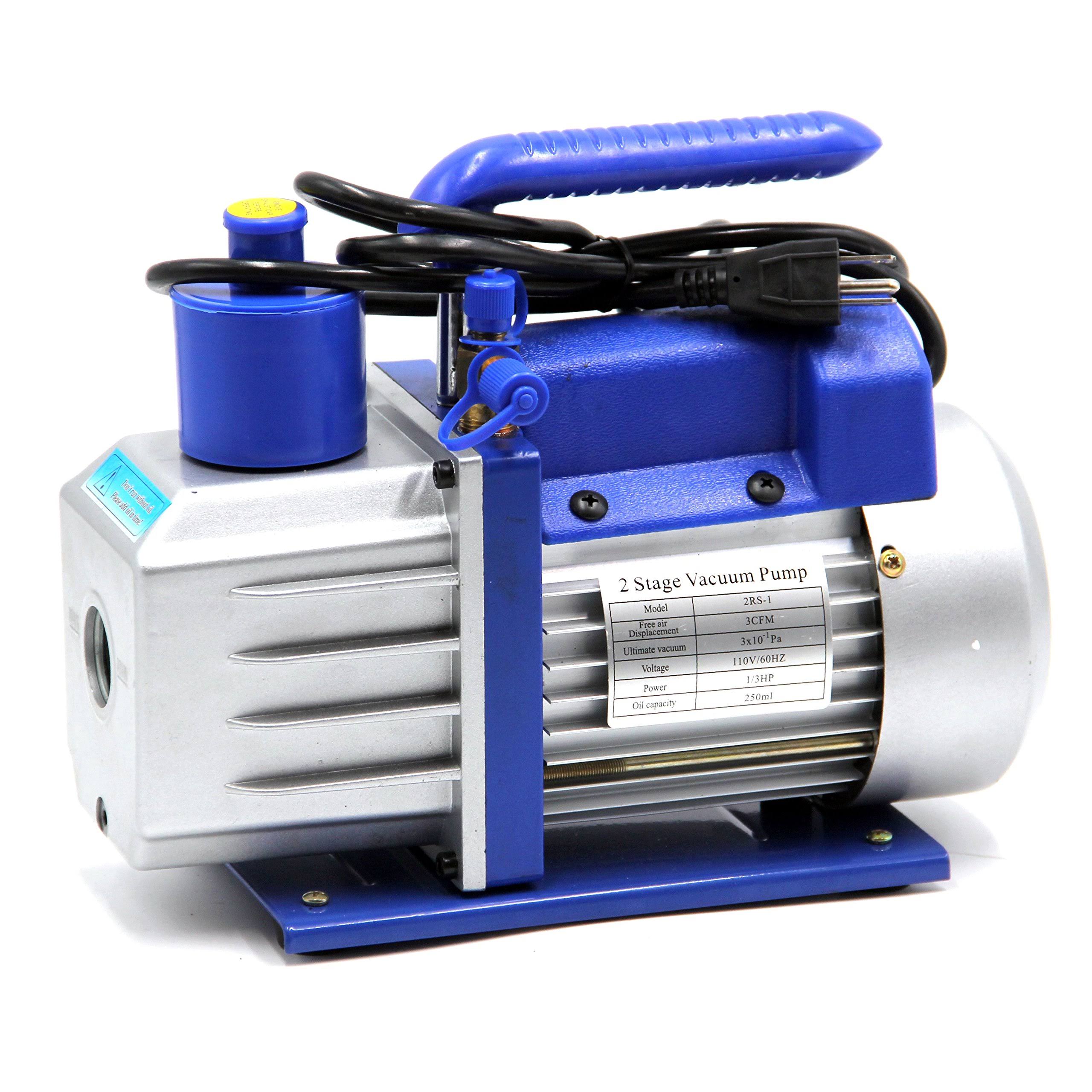 1/3 HP 3CFM Dual Stage Vacuum Pump W729