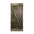 Espresso Stained Pine Wood Single Barn Door K571
