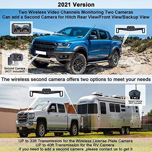 Wireless Backup Camera HD 1080p 5 Monitor Y44190