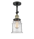 Antique Brass Semi Flush Mount Light R1560