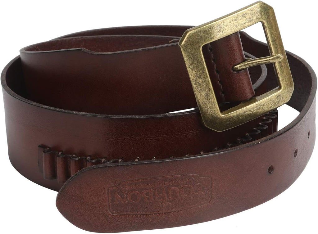 Adjustable Leather Pistol Bandolier Cartridge Belt E613