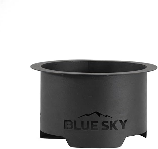 Black Steel Smokeless Fire Pit with Carrying Bag Z372598