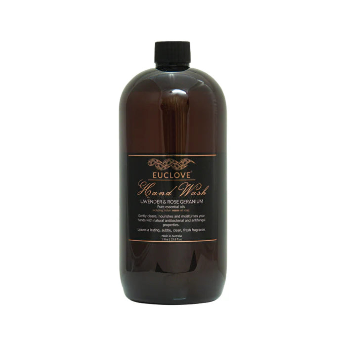 Lavender & Rose Geranium Hand Wash 1000ml Y115