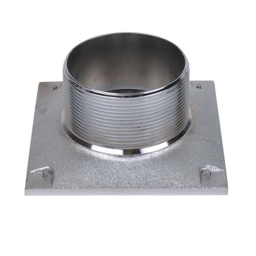 6x22 Cast Chrome Square Barrel with Square Strainer I92593