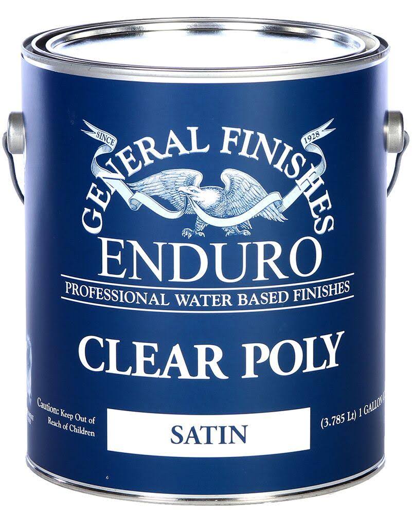 5 Gallon Interior Clear Water Base Poly Flat N81246