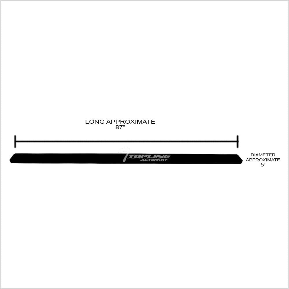 Matte Black Aluminum Side Step Rail Running Boards K54728