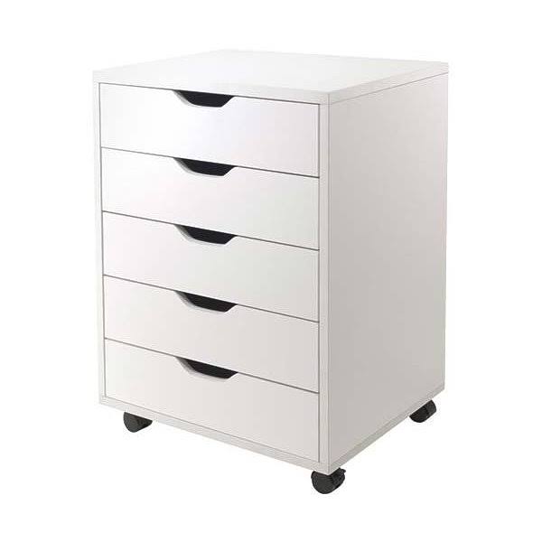 White 5 Drawer Cabinet B10365