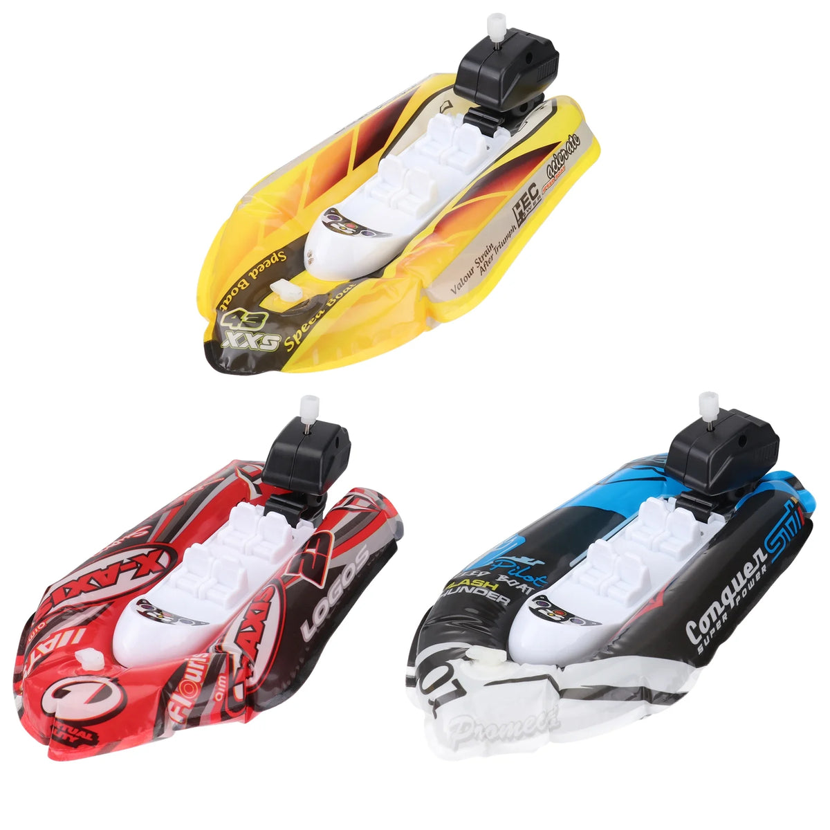 Mini Inflatable Paddle Boat Bathing Toy (Random Color) G90769