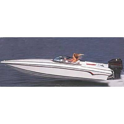 Boat Cover for Ski Boats with Low Profile Windshield S10928