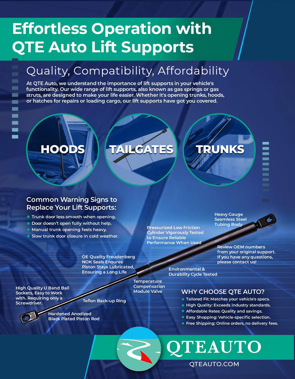 Lift Support for Buick Skyhawk Wagon R78124