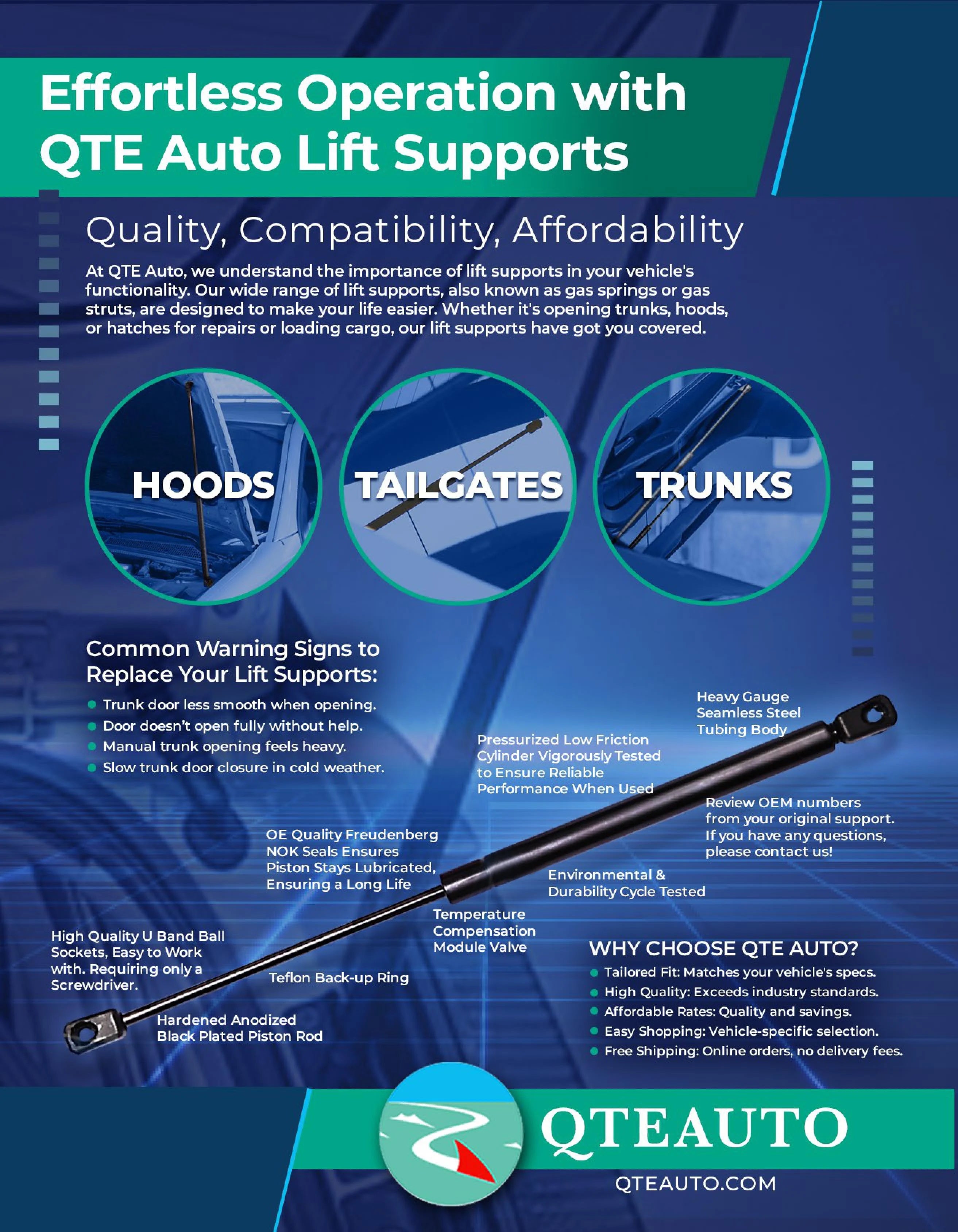 Lift Support for Buick Skyhawk Wagon R78124