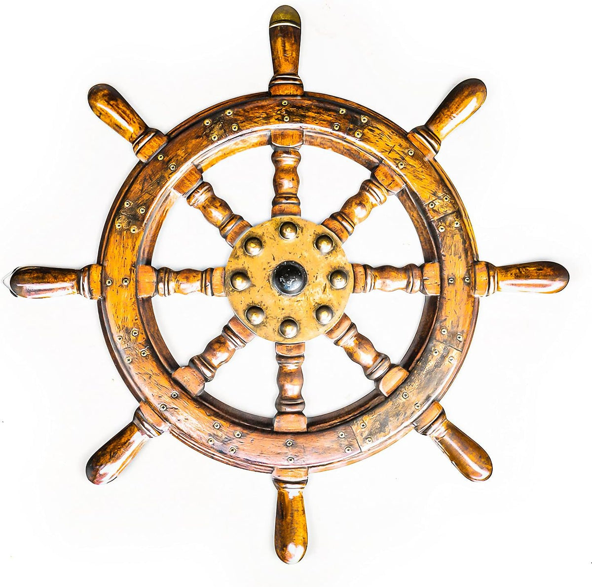 Iron Ship Steering Wheel Wall Decoration F170