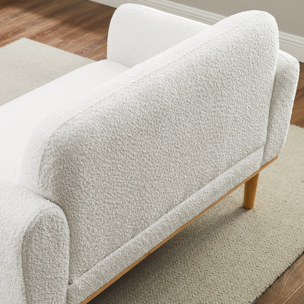 White Oversized Accent Chair B125675