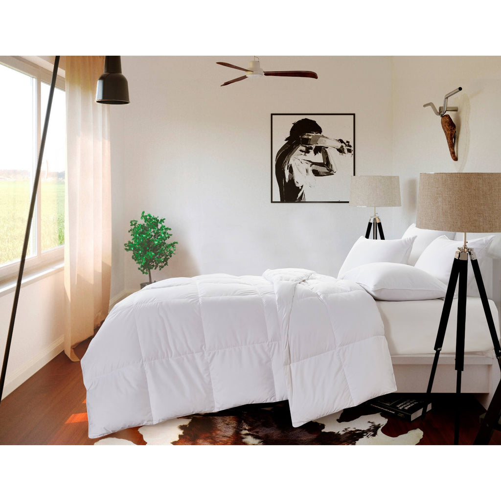 White Down Fiber Comforter - King L4673