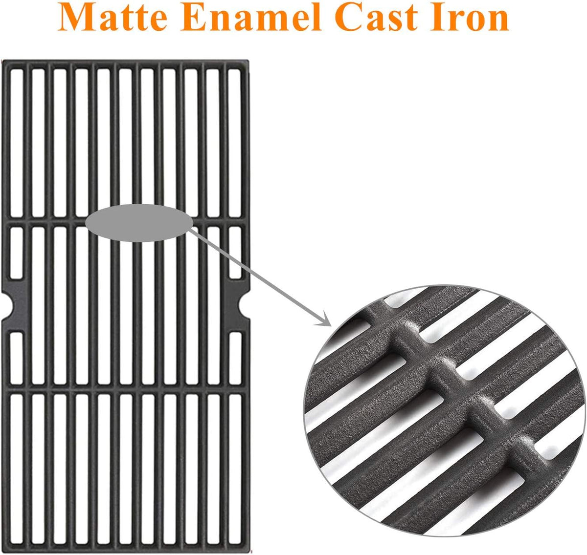 16 15/16 Cast Iron Grill Cooking Grids, 2 Pack N9299