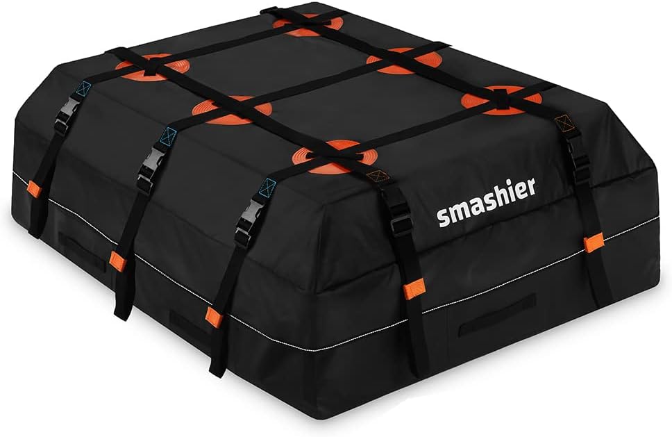 16 Cubic Feet Waterproof Nylon Roof Cargo Carrier Bag O72565