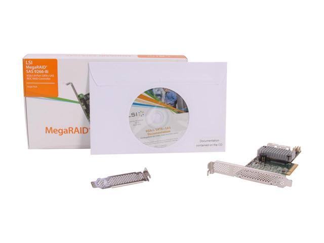 LSI MegaRAID SAS 9266-8i Storage Controller B744782