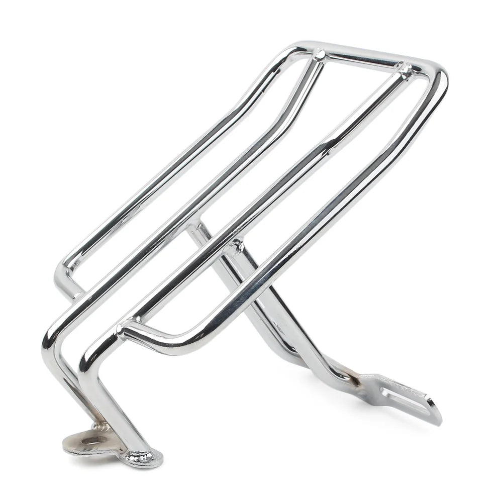 Scooter Rear Solo Seat Storage Luggage Racks Carrier Silver M47481