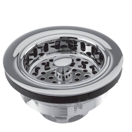 Satin Brass Basket Strainer V50876