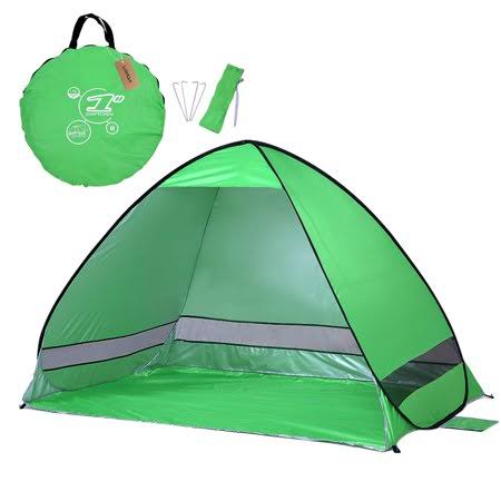 Green Instant Up Beach Tent Sun Shelter T63416