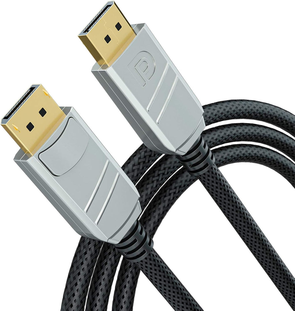 DP Fiber Cable 33ft, Displayport Fiber Optic Cable 8K@60Hz 4K@165Hz 2K@144Hz DP1.4, Slim and Flexible, Gold Plated Connector A596657