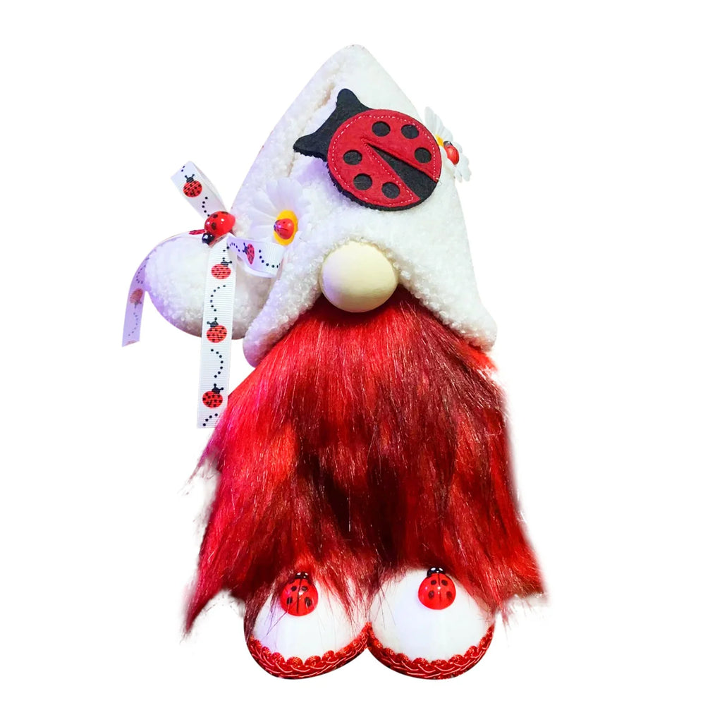 Ladybugs Daisy Gnome Holiday Doll Home Decor M126