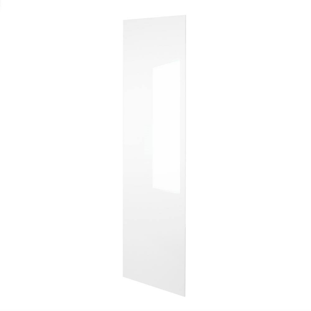 White Gloss Decorative End Panel for Base Cabinet E540